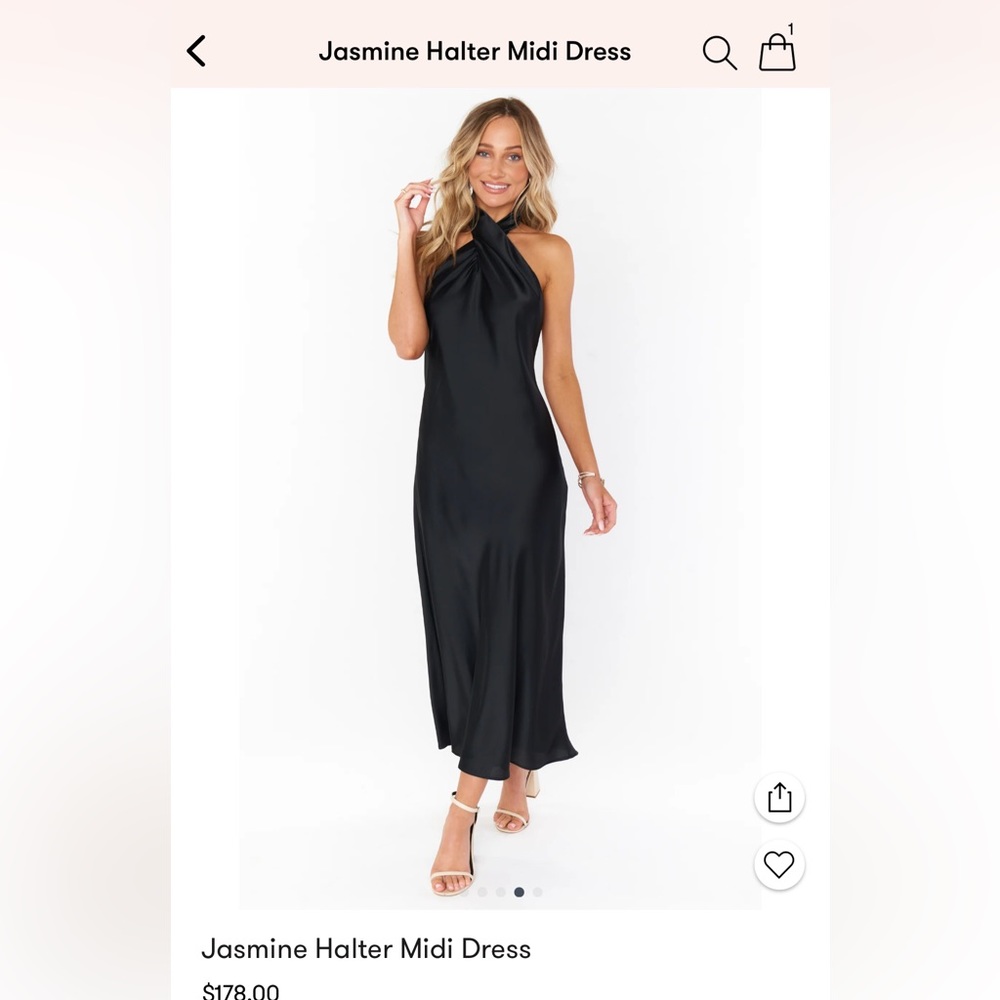 Show Me Your Mumu Jasmine Halter Midi Dress